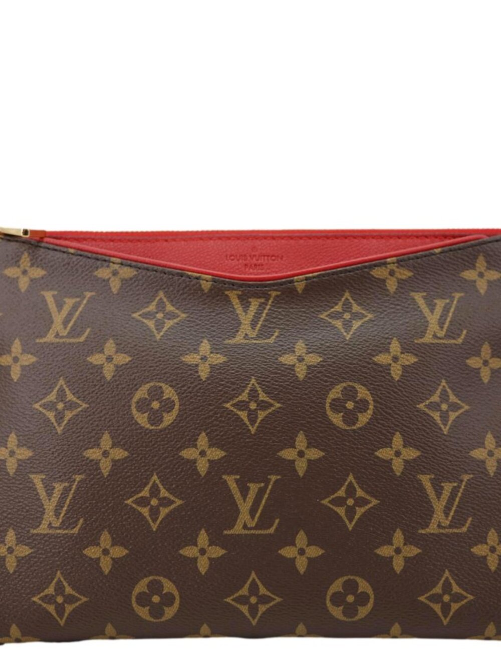Louis Vuitton Pallas Beauty Case Monogram Canvas Pouch Cherry Red